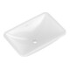 V&B V&B Lavabo sous plan Loop & Friends sans trou de robinet, avec trop-plein, 54x34 cm, blanc-3