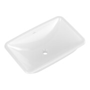 V&B V&B Lavabo sous plan Loop & Friends sans trou de robinet, avec trop-plein, 61,5x39 cm, blanc C-plus