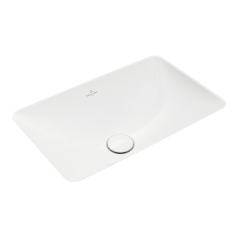 V&B V&B Lavabo sous-plan Loop & Friends sans trou de robinet, avec trop-plein, 61,5x39 cm, bleu C+