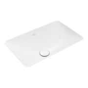 V&B V&B Lavabo sous-plan Loop & Friends sans trou de robinet, avec trop-plein, 61,5x39 cm, bleu C+