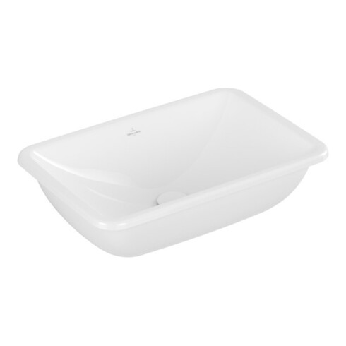 V&B V&B Lavabo sous plan Loop & Friends sans trou robinet, sans trop-plein, 54x34cm, blanc
