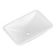 V&B V&B Lavabo sous plan Loop & Friends sans trou robinet, sans trop-plein, 54x34cm, blanc mat C+-3