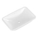 V&B V&B Lavabo sous plan Loop & Friends sans trou robinet, sans trop-plein, 61,5x39 cm, blanc C-plus-1