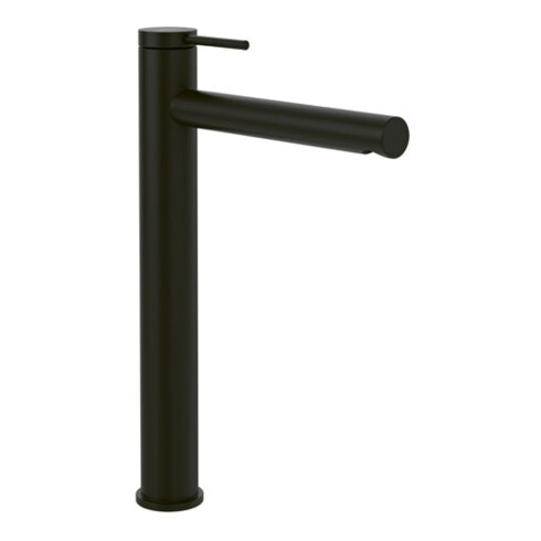 V&B V&B Mitigeur lavabo monocommande Loop & Friends surélevé, sans garniture de vidage, noir mat