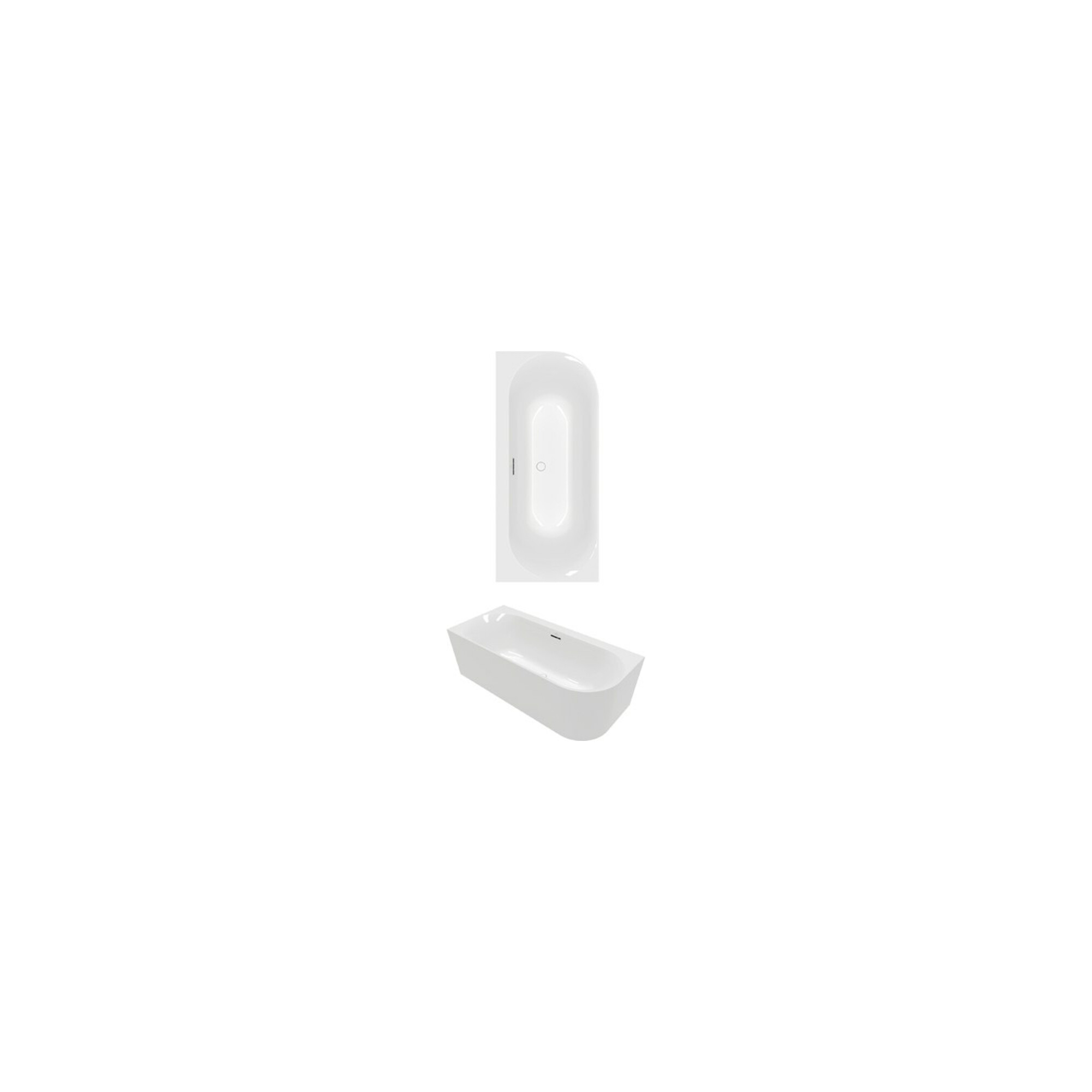 V&B V&B Oval-Badewanne Loop& Friends 170x75x60cm, Vorw., Acr., li, st. wh. C+ ; Villeroy & Boch