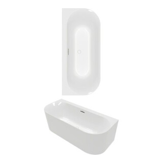 V&B V&B Oval-Badewanne Loop& Friends 170x75x60cm, Vorw., Acr., st. wh. C+