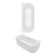 V&B V&B Oval-Badewanne Loop& Friends 170x75x60cm, Vorw., Acr., st. wh. C+-1
