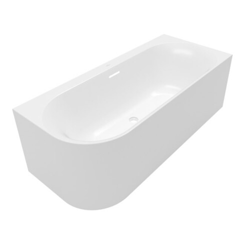 V&B V&B Oval-BW Duo LOF LOOP& FRIENDS 180x80cm, rechts, stone white