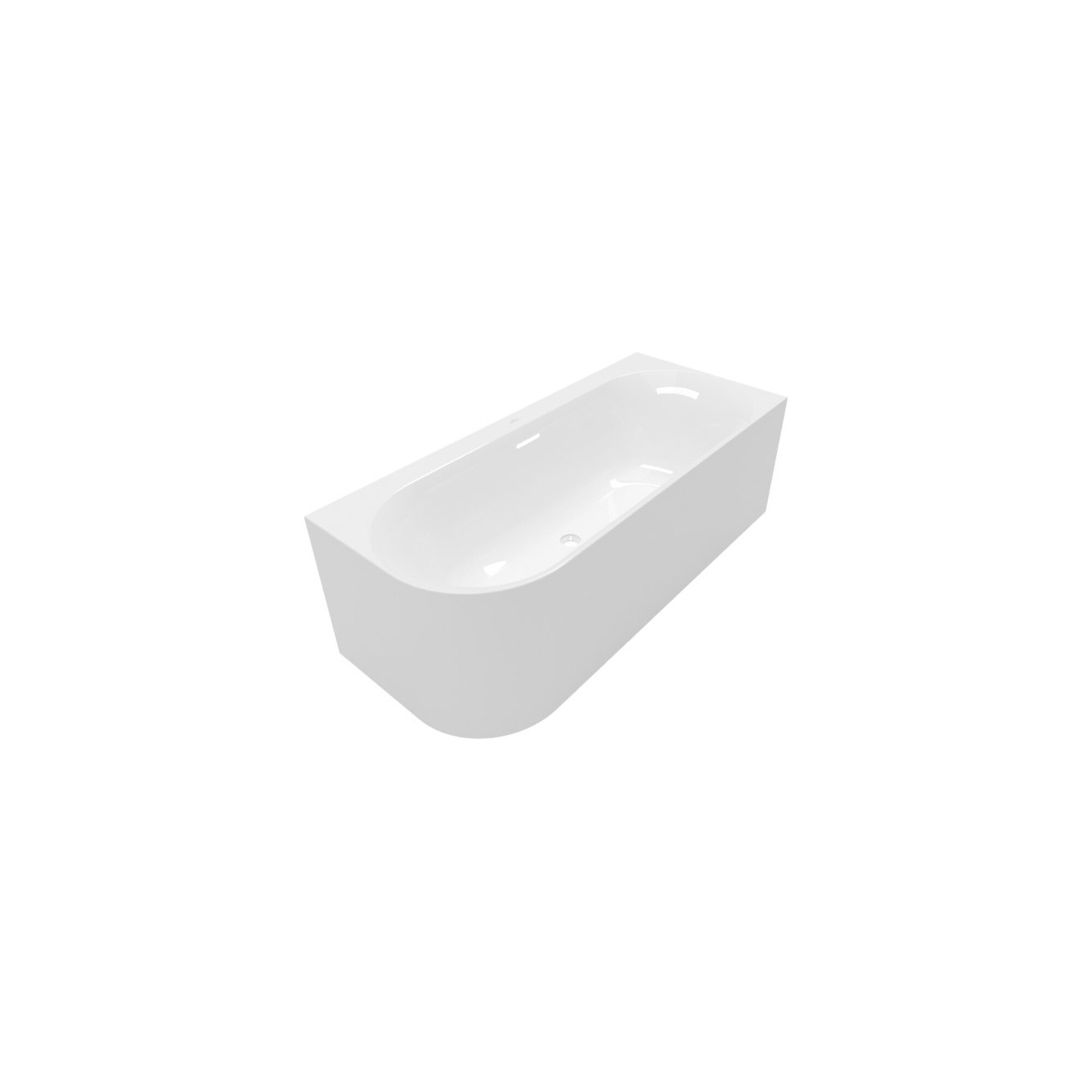 V&B V&B Oval-BW Duo LOF LOOP& FRIENDS 180x80cm, rechts, weiß ; Villeroy & Boch
