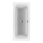 V&B V&B Rechteck-Badewanne Duo LOOP& FRIENDS 180x80cm, weiß, eckige Innenform