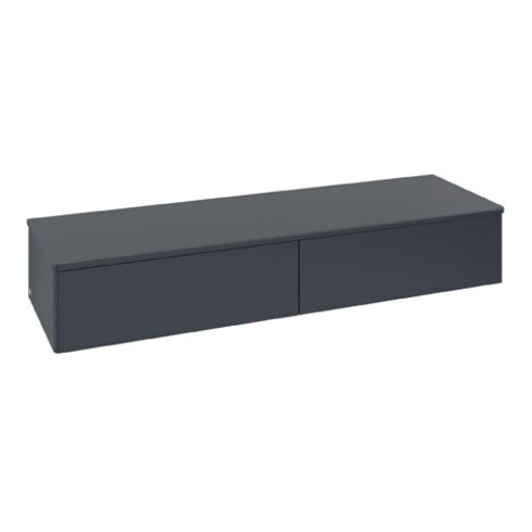 V&B V&B Sideboardohne Frontstruktur Antao 160x26,8x50cm, WBP w. wal, md bl. m Lac