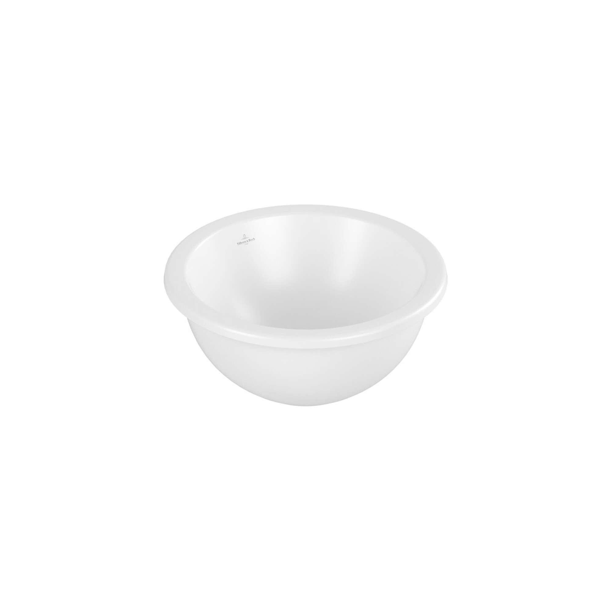 V&B V&B Unterbauwaschbecken Loop& Friends rd, o Hahnloch, m ÜL, d 38cm, st. wh. C+ ; Villeroy & Boch
