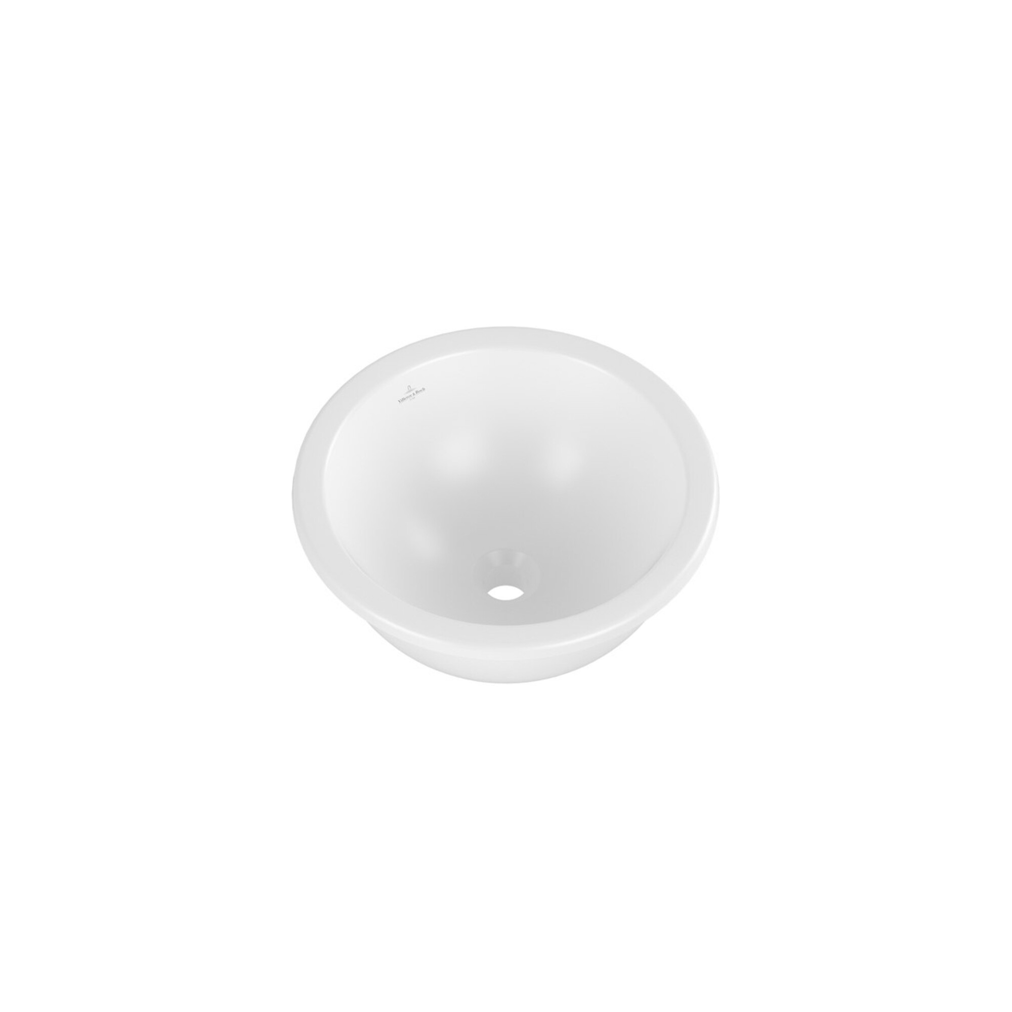 V&B V&B Unterbauwaschbecken Loop& Friends rd, o HLB, o. ÜL, d 38cm, st. wh. C+ ; Villeroy & Boch