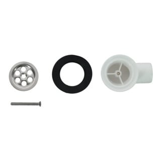 V&B Valve de vidange et trop-plein complète chromée