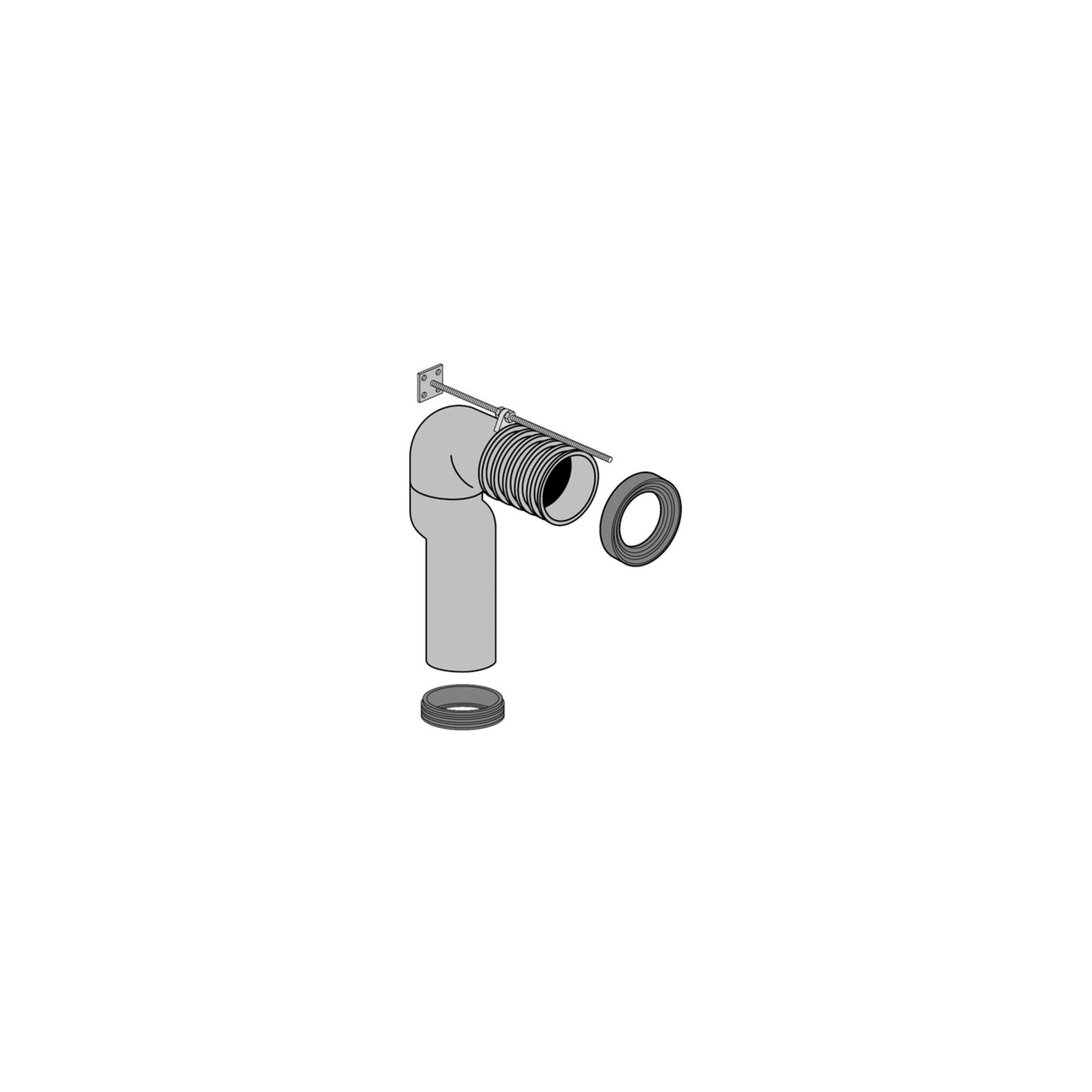 V&B Vario-Abflussbogen f wandnahe Mo. 7 - 11,5cm, f Abg. senkr. ; Villeroy & Boch