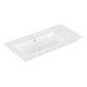 V&B VENTICELLO Meuble-lavabo 100x50cm, avec robinetterie, trop-plein, gauche, blanc-3