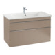 V&B Venticello Meuble sous lavabo 75,3x59x50,2cm, chrome, gris cachemire-1