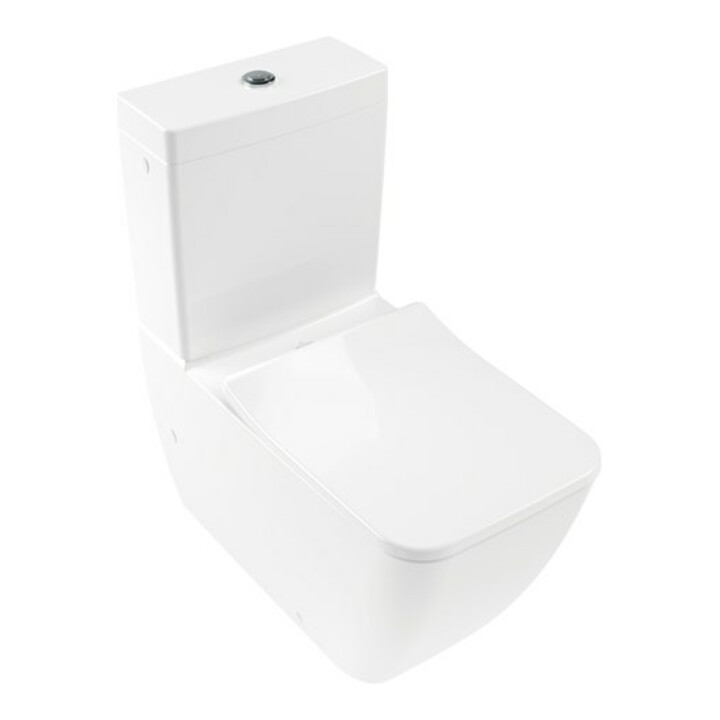 V&B VENTICELLO WC sur pied, cuvette profonde 37,5x70 cm, sans rebord, blanc C-plus