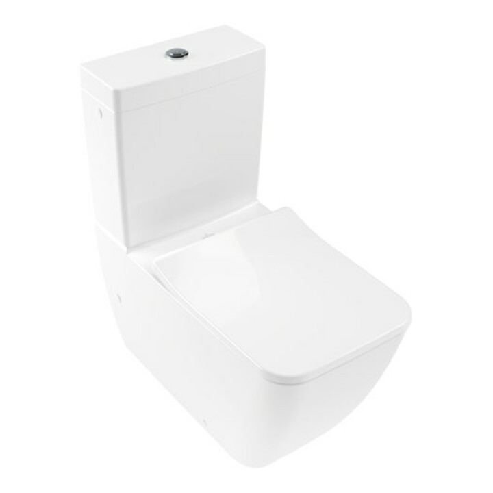 V&B VENTICELLO WC suspendu, cuvette à chasse profonde 37,5x70cm, f combi, sans rebord, blanc