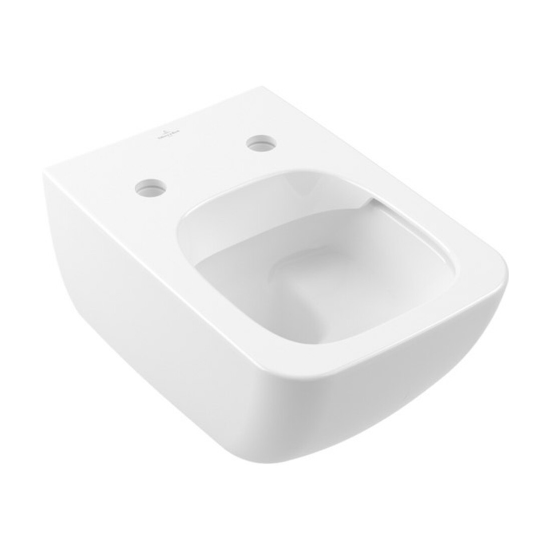 V&B VENTICELLO WC suspendu, cuvette profonde 37,5x56cm, D-Flush, sans rebord, blanc