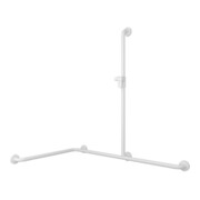 V&B Vicare Barre de douche fonctionnelle 113,5x120,8x72,7 cm, blanc, réversible