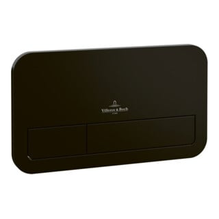V&B ViConnect 200S Plaque de commande 25,3x14,5x1 cm, plastique, noir mat