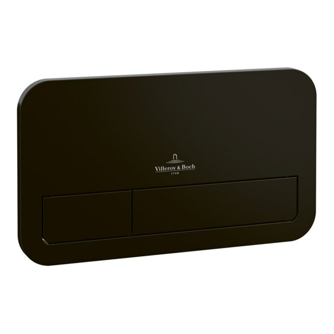 V&B ViConnect 200S Plaque de commande 25,3x14,5x1 cm, plastique, noir mat