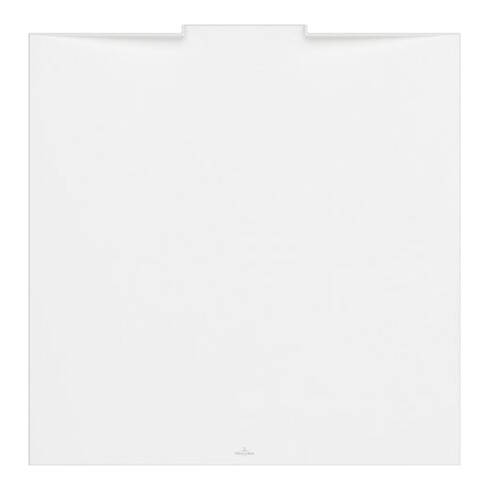 V&B Wallway Bac à douche 1000x1000x30mm, blanc, carré, avec siphon intégré