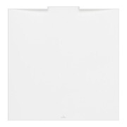 V&B Wallway Bac à douche 1000x1000x30mm, blanc, carré, avec siphon intégré