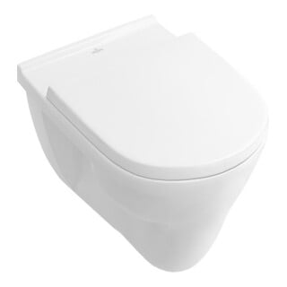 V&B Wand-Flachspül-WC O.NOVO 36x56cm, Abgang waagerecht, weiß