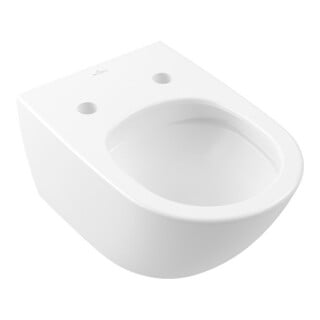 V&B Wand-Tiefspüler TwistFlush Antao 37,5x56cm, randl., stone white C-plus