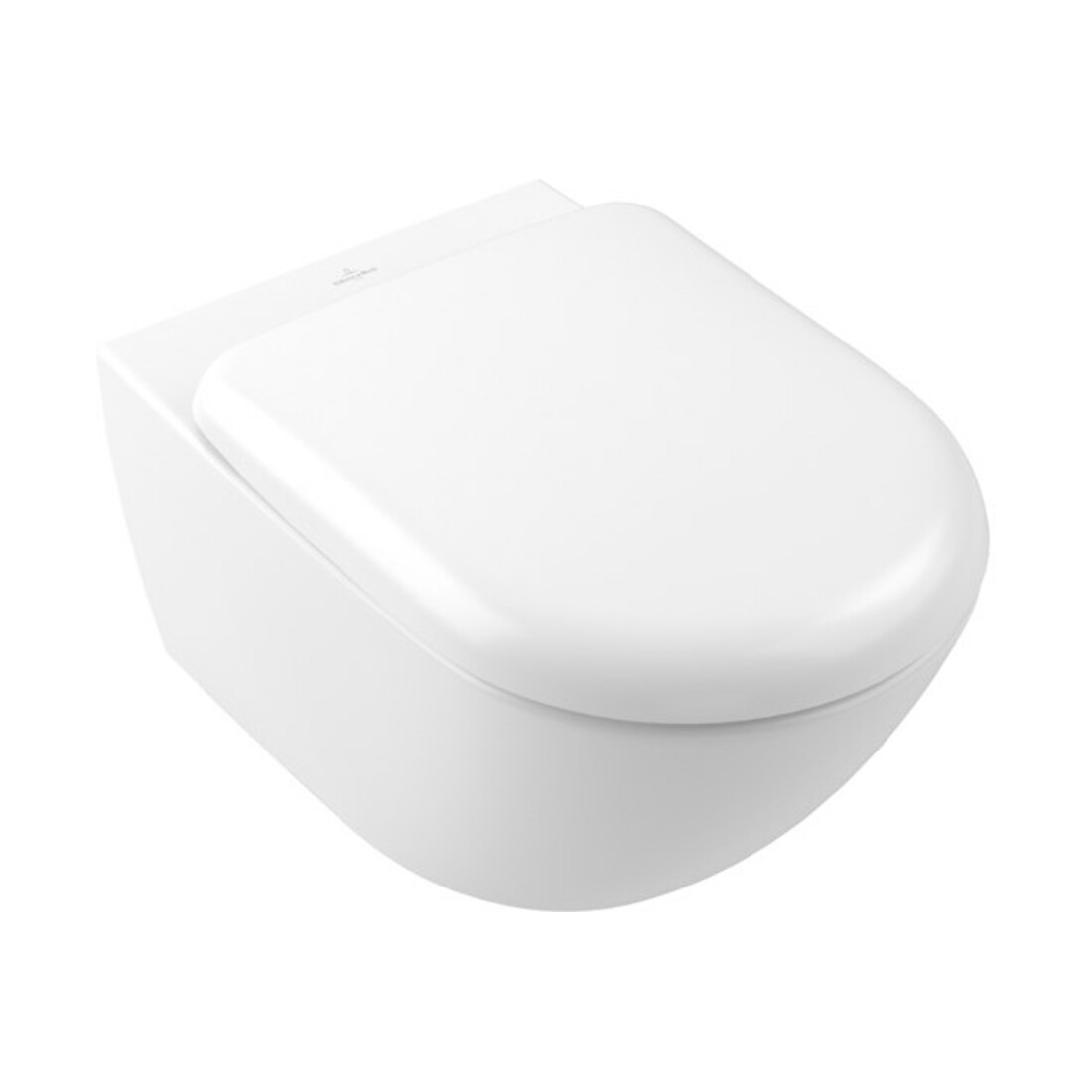 V&B Wand-Tiefspüler TwistFlush Antao 37,5x56cm, randl., stone white C-plus