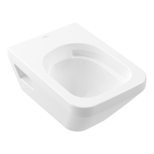 V&B Wand-WC, Tiefspüler Architectura 37x53cm, eck., wandhängend, waagerecht, weiß