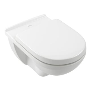 V&B Wand-WC, Tiefspüler O.NOVO 36x56cm, Abgang waagerecht, weiß C-plus