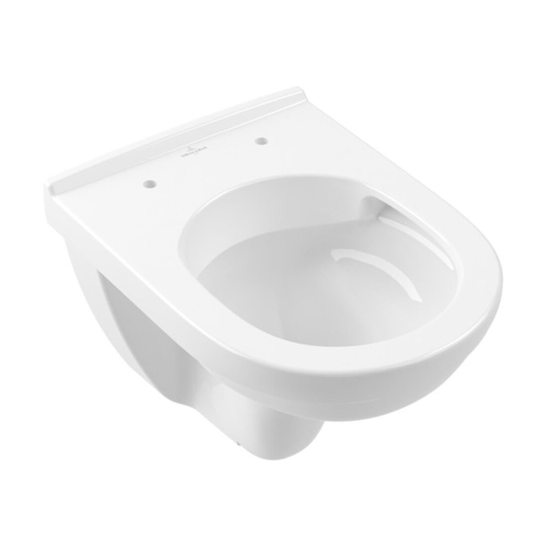 V&B Wand-WC, Tiefspüler O.NOVO Compact 36x49cm, Abg waag., randlos, D-Flush, we