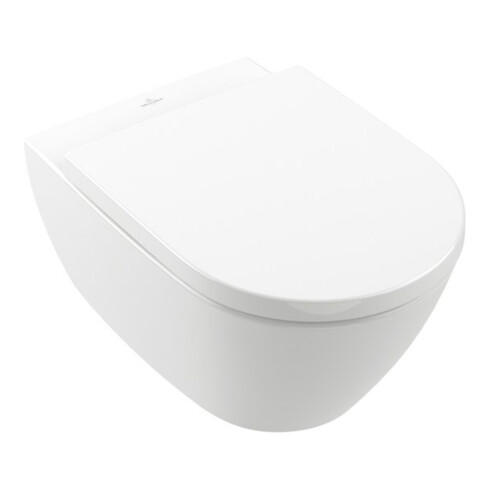 V&B Wand-WC, Tiefspüler Subway 2.0 37x56cm, D-Flush, randl., we A-bac C+