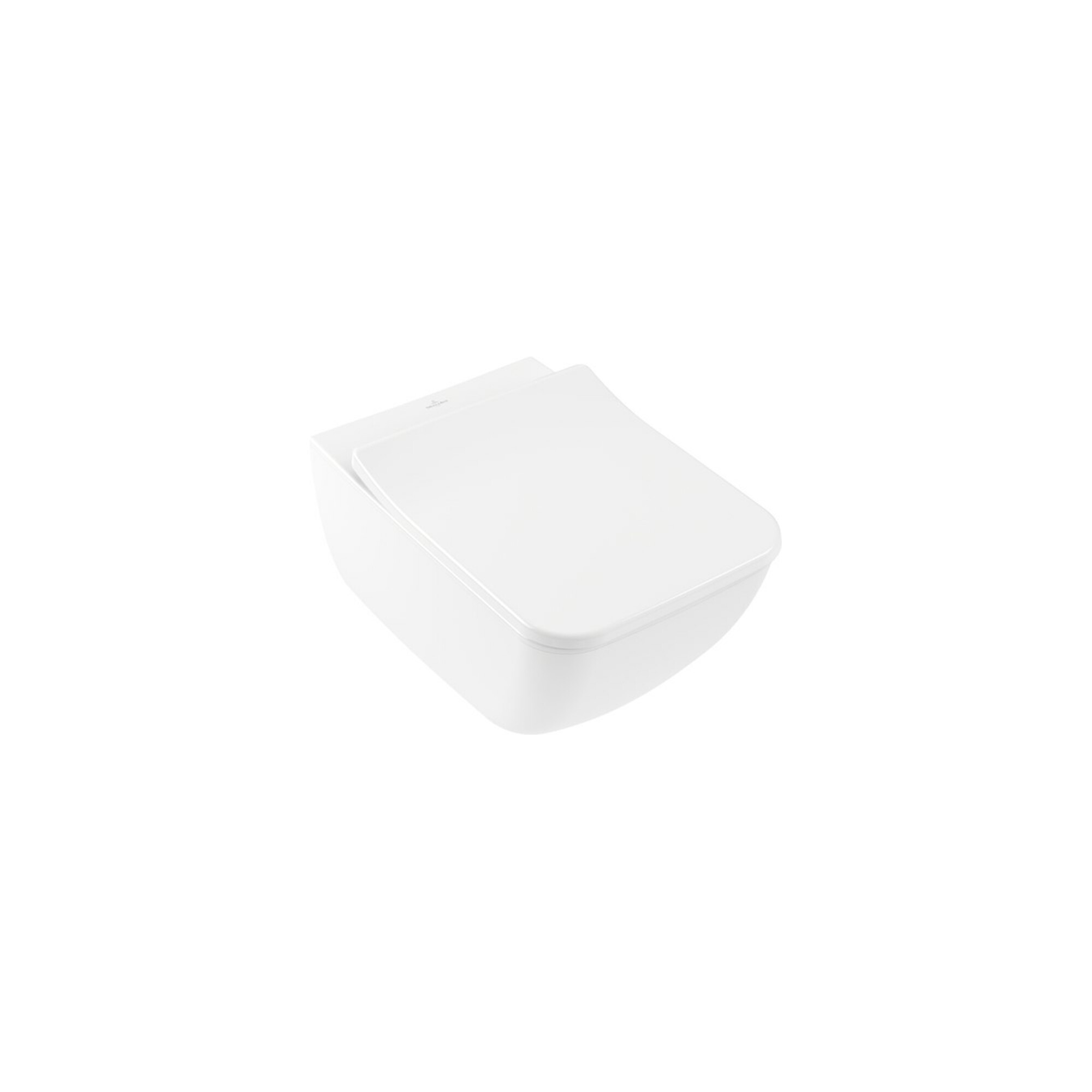 V&B Wand-WC, Tiefspüler VENTICELLO 37,5x56cm, D-Flush, randlos, weiß C-plus ; Villeroy & Boch