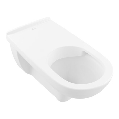 V&B Wand-WC, Tiefspüler VICARE 36x70cm, D-Flush, Abg. waagerecht, weiß