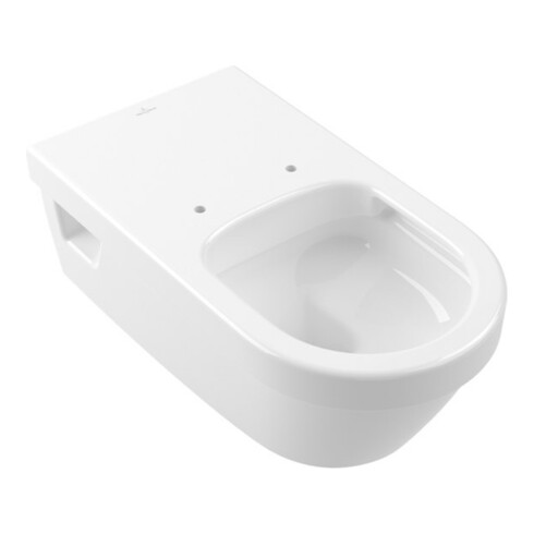 V&B Wand-WC, Tiefspüler VICARE 37x70cm, D-Flush, Abg. waagerecht, weiß