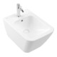 V&B Wandbidet FINION 37,5x56cm, m HL u ÜL, stone white C+-1