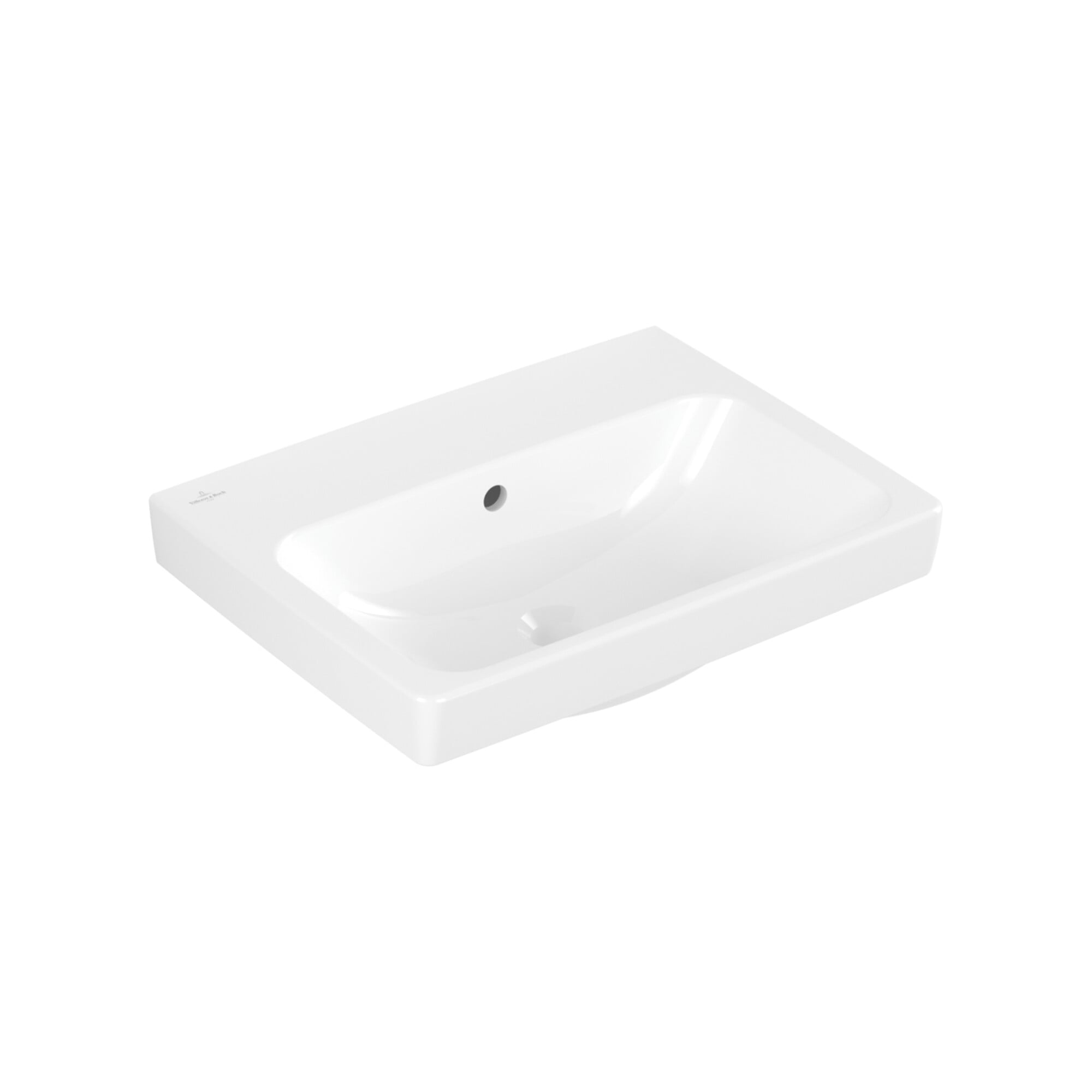 V&B Waschtisch Architectura 55x42cm, geschli., m ÜL, weiß C-plus ; Villeroy & Boch