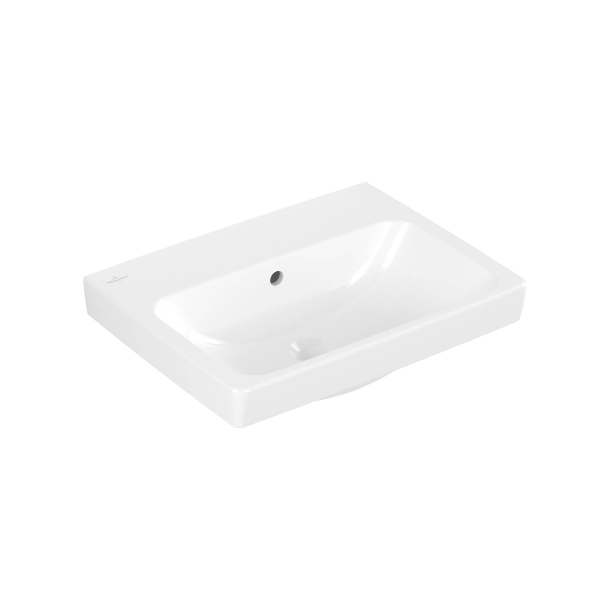 V&B Waschtisch Architectura 55x42cm, mit Überlauf, weiß ; Villeroy & Boch