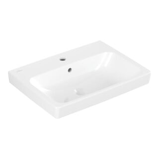 V&B Waschtisch Architectura 60x44,5cm, 1 Hahnl., m ÜL, weiß C-plus