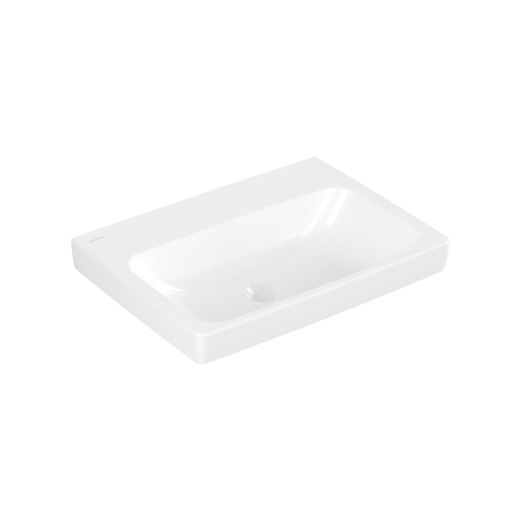 V&B Waschtisch Architectura 60x44,5cm, geschli., o. ÜL, weiß C-plus ; Villeroy & Boch