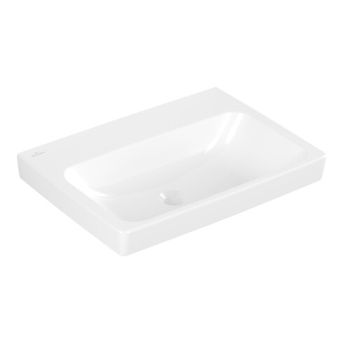 V&B Waschtisch Architectura 60x44,5cm, geschli., ohne Überlauf, weiß