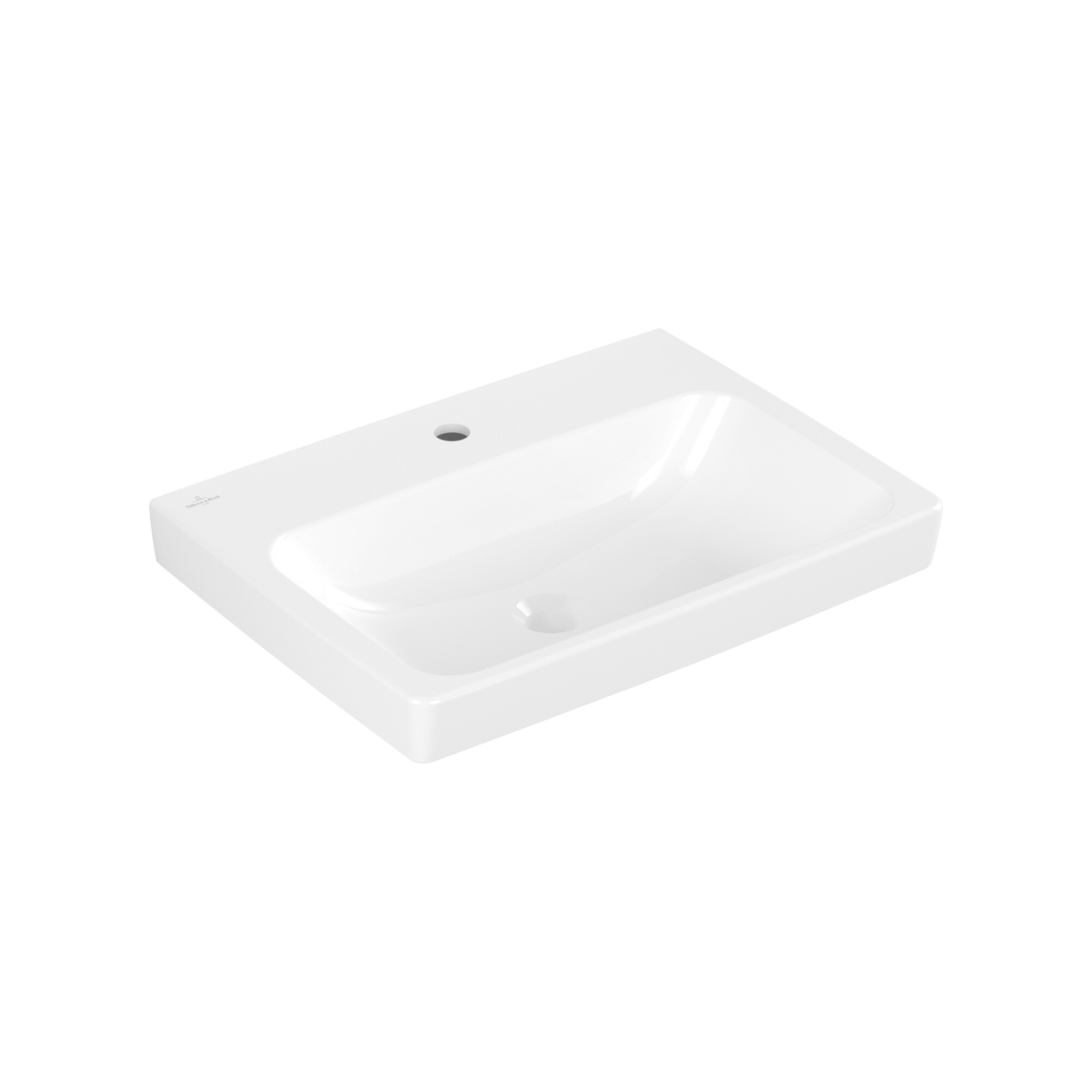 V&B Waschtisch Architectura 60x44,5cm, gs, 1 HL, o. ÜL, we A-bac C+ ; Villeroy & Boch