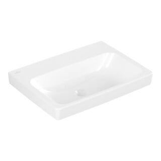 V&B Waschtisch Architectura 60x44,5cm, ohne Überlauf, weiß C-plus