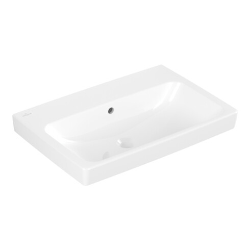 V&B Waschtisch Architectura 65x44,5cm, geschli., m ÜL, weiß C-plus