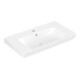V&B Waschtisch Architectura 80x44,5cm, 1 Hahnl., m ÜL, weiß C-plus-1