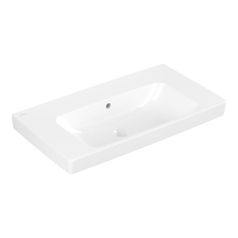 V&B Waschtisch Architectura 80x44,5cm, mit Überlauf, weiß